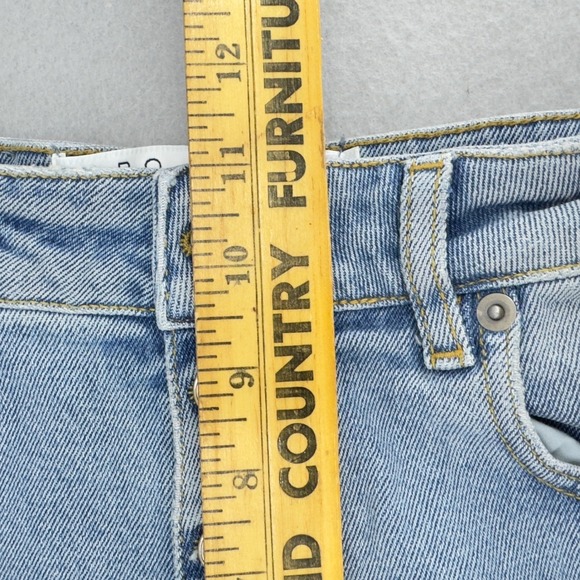 IRO Paris Gaety-19S Slim High Rise Button Fly Light Wash Denim Jeans Size 27 NWT